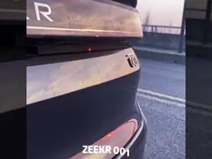 ABS ESC Все электрические седаны 2023 индивидуальные чистые автомобили Geely Zeekr 001 video