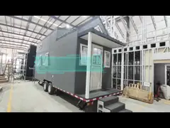 Prefabricated House US Standard Cheap Double Storey Tiny House On Wheels video