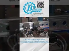 крен штарки ролика стального листа цвета толщины 1.5mm гофрированный дверью формируя машину video