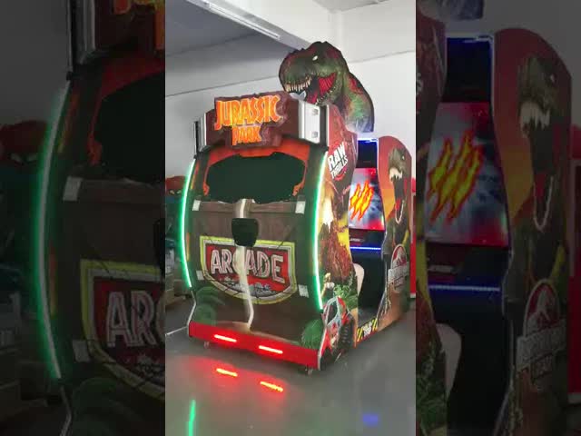 Аркадная видеосъемка Jurassic Park монетная машина аркадная игра