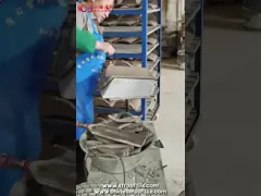 Античное китайское застекленное серое черепиц video