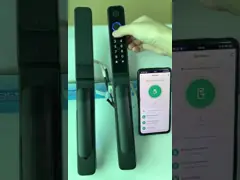 Bảo mật cao S617MAX Tuya Wifi Peephole Khóa thông minh với mật khẩu máy ảnh mật khẩu dấu vân tay