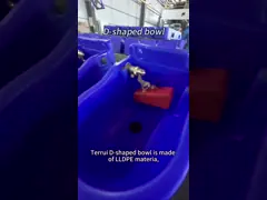 Бокал с водой для скота в красивом синем цвете изготовлен из высококачественного ПП-пластика для непреходящего спокойствия video