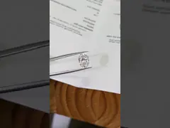 VS1 G 7 каратная лабораторная выращенная / созданная бриллиантовая бриллиантовая бриллиантовая бриллиантовая бриллиантовая бриллиантовая бриллиантовая video