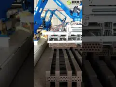 Робот-накопитель для производства глиняных кирпичей с сертификацией CE / ISO video