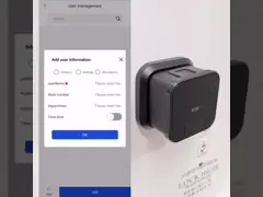Chốt cửa bằng ngón tay bằng nhôm Bluetooth WiFi Bluetooth Home Door Lock