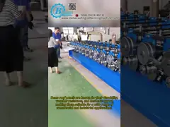 Крен панели крыши шва положения металла большой пяди стальной формируя машину video