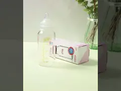 150 мл Боросиликатная стеклянная бутылка для питания 153 г/ аксессуары Устойчивый запас Студенческий дружественный посудомоечный сейф video