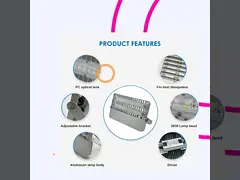110 Вт 220 Вт Внешнее светодиодное освещение стадиона Светильники для баскетбольного корта video