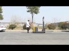 Электрический подставщик для пешеходов с колесами из ПУ video