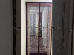 Магнитная сетка дверная завеса сетка дверные завесы Магическая сетка домашняя дверная завеса противомоскитная дверь video