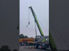 ZOOMLION 251V 25t кран использованный ZTC 251V гидравлический грузовик кран строительство video