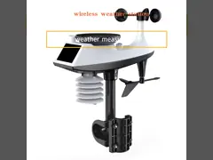 Автоматическая станция погоды измеряет направление ветра, скорость ветра и прогноз осадков. video