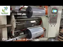 Толщина 30-150um Прозрачная теплосокращающаяся пленка PVC сокращающаяся пленка для упаковки video