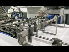 Ultrasonic Leaflet Paper Folding Machine Double Tension Induction Large Format Pharmaceutical