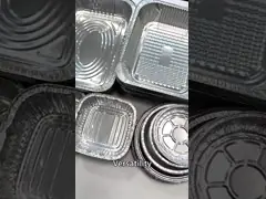 1L круглые алюминиевые кастрюли неглубокая алюминиевая фольга кастрюля круглый контейнер поднос