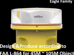 Red IP66 ICAO Medium-Intensity Type B L864 LED Aviation Obstruction Light For High Building Airoprt tower