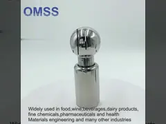 Ss316l Rotary Spray Ball Male High Pressure Stainless Steel dn15 Sanitary Tank Cleaning Ball video