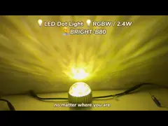 12PCS 3.6W светодиодные пиксельные рождественские огни RGB / RGBW пиксельные струны video