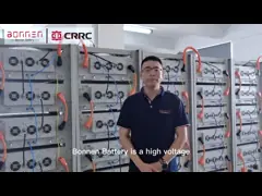 High voltage battery system, energy storage system from Bonnen Battery. Commercial energy storage.