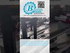 Белая машина двери шторки безопасности с гарантией светоэлектрического датчика 1-летней video