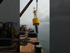 Водостойкий UHMWPE морской буй полиэтилен и PU пенопластный материал video