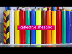 Цифровая печатная высокоинтенсивная ретро-рефлекторная пленка алмазного качества video