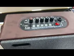 Горячая продажа перезаряжаемый портативный динамик Внешний деревянный динамик Внешний беспроводной караоке динамик video