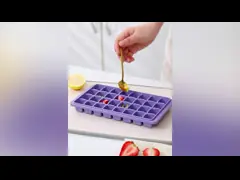 Пищевой класса подключается крышка ПЭТ ПП ледяной кубик поднос и контейнер с лопатой video