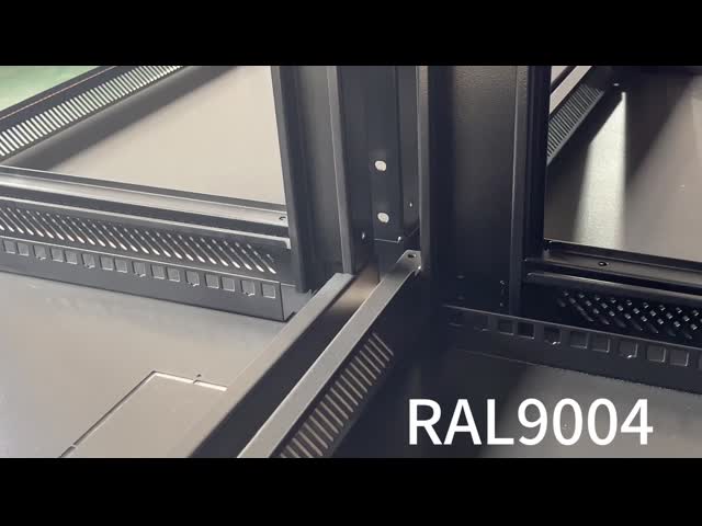 18U-47U Холоднокатаная стальная стойка для серверов видео