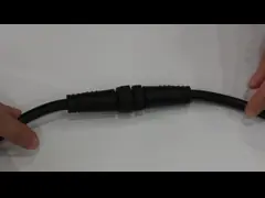 Ip68 4A водонепроницаемый круговой разъединитель M12 светодиодный привод video