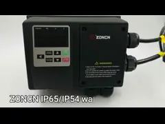 ZONCN Высокая защита IP65 Инвертор VFD 220v 380v Для насоса 1hp 2hp 3hp Двигатели video