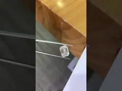 Synthetic 5.09CT F VVS2 2EX CVD Lab Created Diamond Emerald Cut