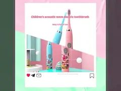 Soft Bristles Kids Children Toothbrush Bulk Sonic Hair For Travel With Size Is 5.5*19.5*3 cm And Weight Is 41 Gram