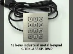 24 клавиатуры водонепроницаемая металлическая клавиатура прочная нержавеющая сталь цифровая клавиатура video