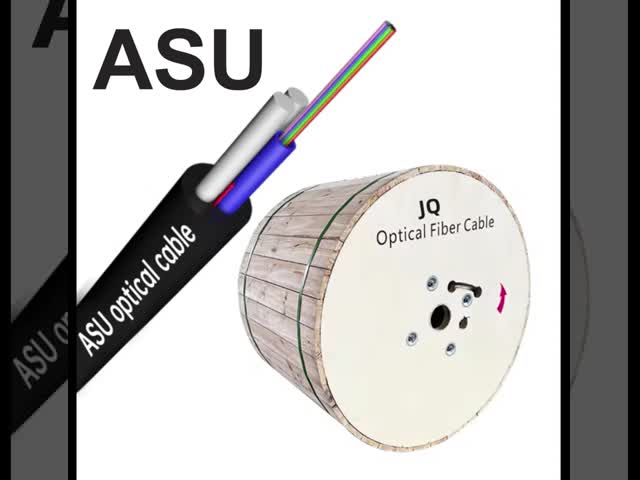 Mini ADSS Self-Supporting Aerial Optical Fiber Cable ASU 6 24 48 96 Cores 80M/100M/120M Span Fibra Optica