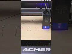 Высокоточная лазерная гравировка с использованием ЧПУ 33 Вт Совместимые системы MAC Windows video