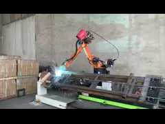 Robot Pengelasan Busur Industri / Mesin Pengelasan Busur Precision Model Kr16 dengan 16 Kg Pengepakan busur pengelasan perekat penanganan