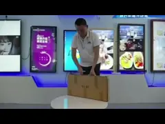 Dual Screen Elevator Advertising Display LCD cNetwork 18.5 And 10.1 Inch