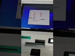 19 дюймовый емкостный сенсорный экран интерактивный киоск для телекоммуникационного бизнес-зала video