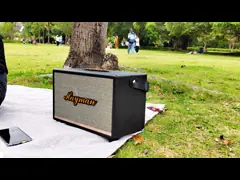 Rechargeable Vintage Leather Loudspeaker Marshall Special Tribute