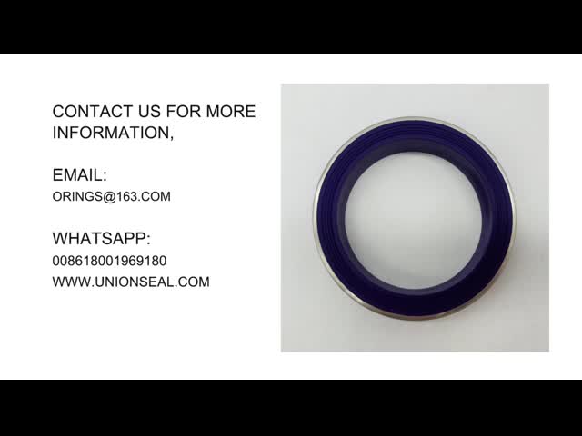 オイル&熱&化学耐性 NBR HNBR FKM PTFE ステンレスバックアップ付きハマーユニオンシール