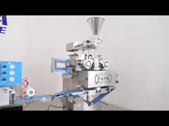 P188 Gear Pump Type Automatic Double Fillings Encrusting Machine For Sales video