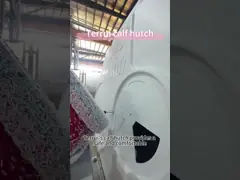 Rectangular White Calf Hutch Insulated Polyethylene Weather Resistant Dairy Calf Shelter