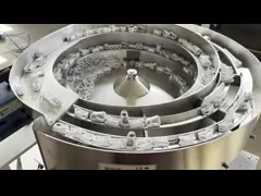 Bàn Vibratory Bowl Feeder Phần nhựa Thành phần Vibrating Disk Feeder 50HZ