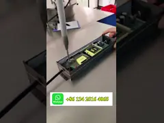 Электроника для скрепления склеивающего покрытия для производственной линии светодиодных драйверов video