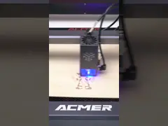 48 Вт рабочий стол высокомощный диодный лазерный гравер высокая скорость RoHS одобрен video