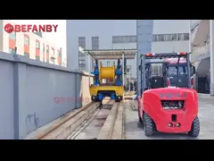 20 Tons Load Capacity Cable Reel Powered Railway Transport Cart for Mold Plant Needs video