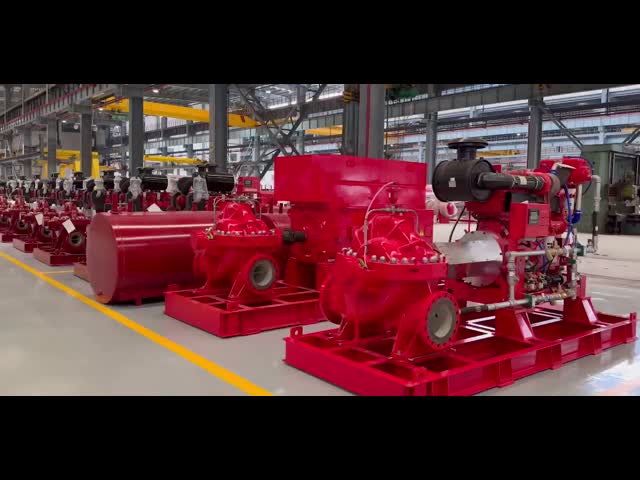 805 KW @ 1760 RPM Motor Diesel de incêndio Refrigerado a água
