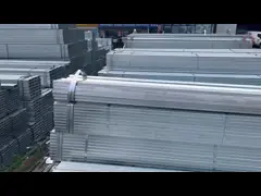 Горяче погруженные Q195 Q345 оцинкованные стальные трубы 5,8 м 6 м 12 м длина круглый/квадратный/четверток video